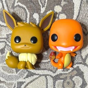 Pokémon Eevee and Charmander Funko Pop! Figures Pokemon